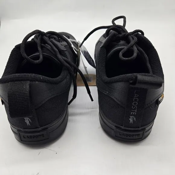 New Lacoste Powercourt Winter SMA Mens sz US 9 EU 42 black Sneakers Shoes
