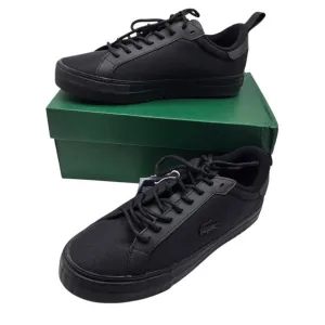 New Lacoste Powercourt Winter SMA Mens sz US 9 EU 42 black Sneakers Shoes