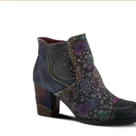 NEW L'ARTISTE Spring Step Leather MELVINA BOOTS Booties