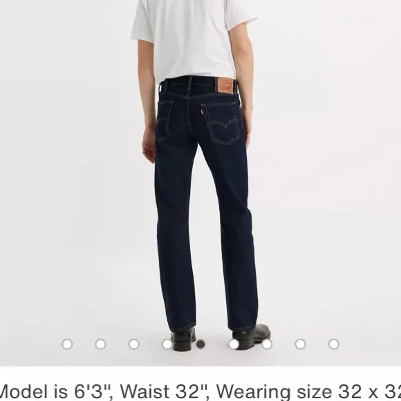 New Levi’s 517 bootcut Men's Classic dark wash Blue Jeans size 29