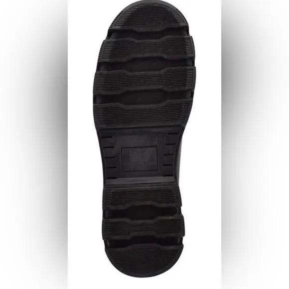 NEW Marc Fisher LTD Waterproof Lace-Up Black Boots