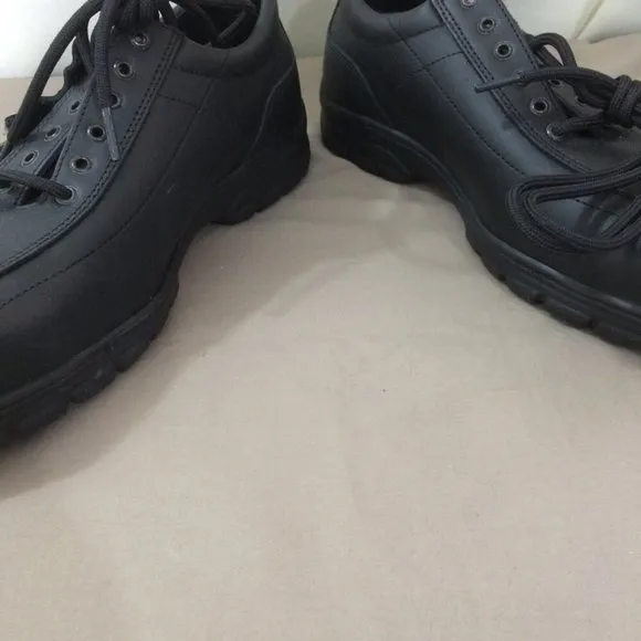 NEW Mellow Walk Mens Shoes Work Composite Toe Leather Black Lace Up Size 7