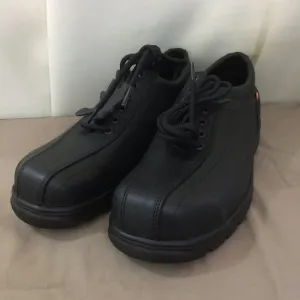 NEW Mellow Walk Mens Shoes Work Composite Toe Leather Black Lace Up Size 7