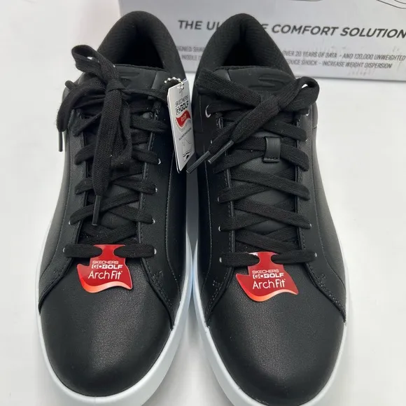 New Men’s Sketchers Golf shoes with arch support size 10. 100% waterproof.