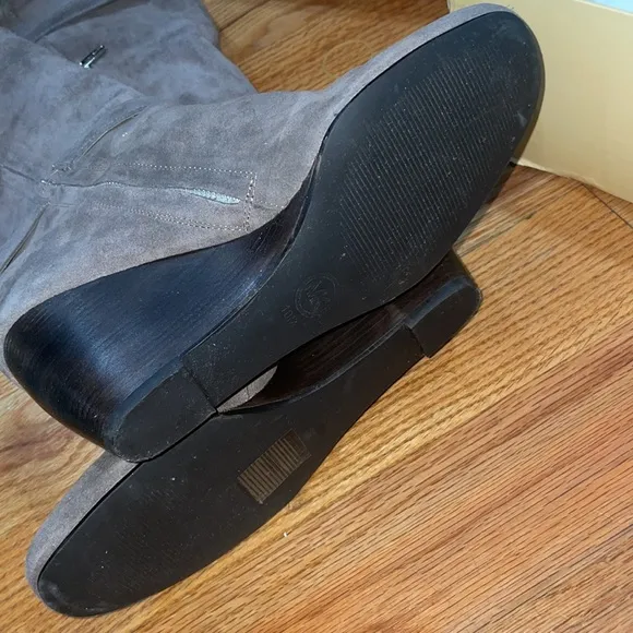 NEW Michael Michael Kors Lara Wedge Boot SLATE Grey sz 10