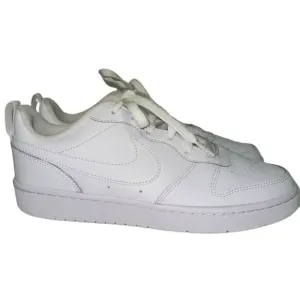 NEW! Nike Court Borough Low 2 Triple White Youth Size 7 7Y Unisex Sneakers Shoes