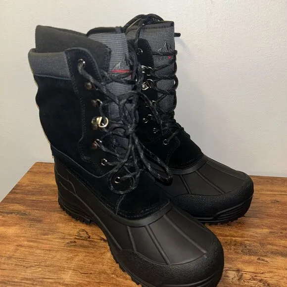 NEW Nortiv 8 Men's Insulated High-Top Waterproof Snow Boots Terre 2M Size 9