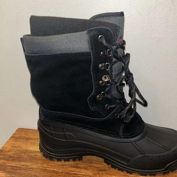 NEW Nortiv 8 Men's Insulated High-Top Waterproof Snow Boots Terre 2M Size 9