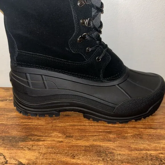 NEW Nortiv 8 Men's Insulated High-Top Waterproof Snow Boots Terre 2M Size 9