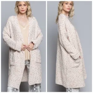 NEW POL Ultra Soft Confetti Cardigan