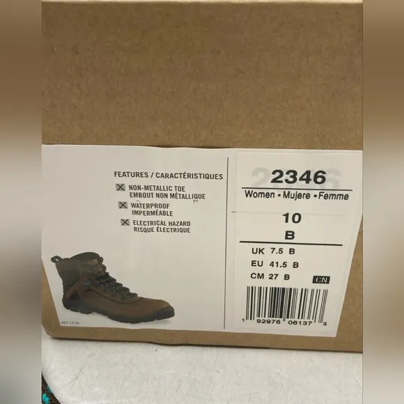 NEW Red Wing Brown Waterproof Work Utility Industrial Boots Women 10 Or Men 8.5
