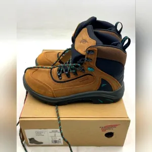 NEW Red Wing Brown Waterproof Work Utility Industrial Boots Women 10 Or Men 8.5