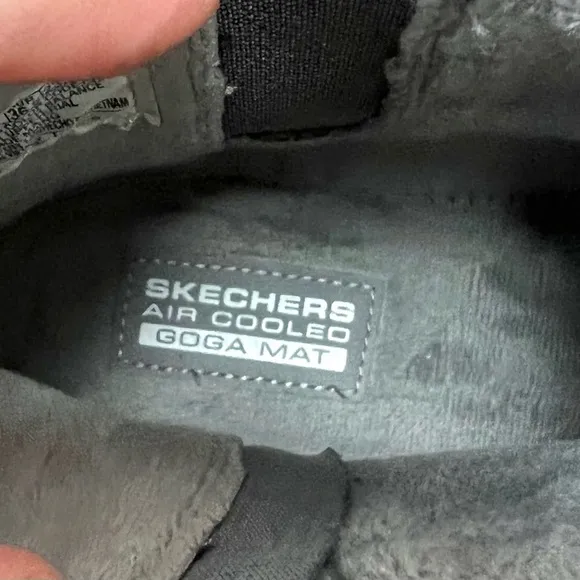 NEW Skechers Air Cooled Goga Mat Goldy Suede Fur Lined Winter Ankle Boots