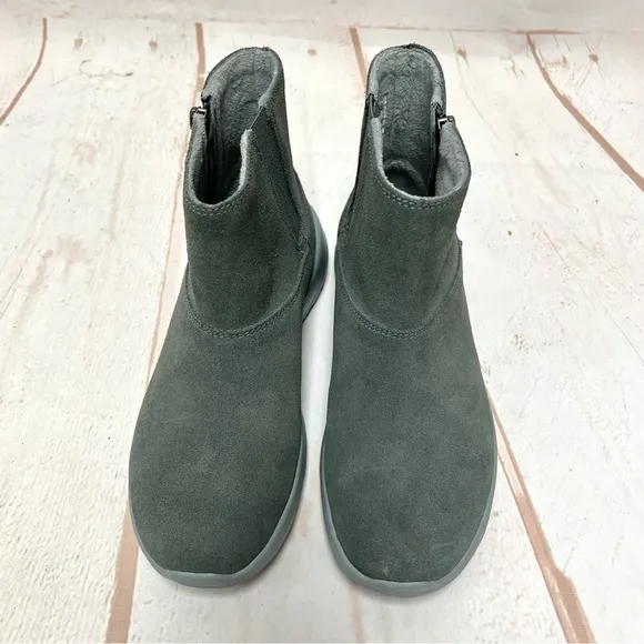 NEW Skechers Air Cooled Goga Mat Goldy Suede Fur Lined Winter Ankle Boots