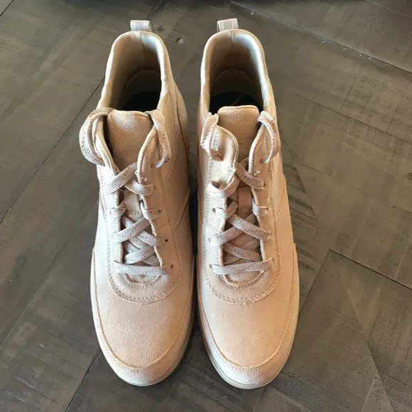NEW SOREL Eve lace up wedge bootie boot 8