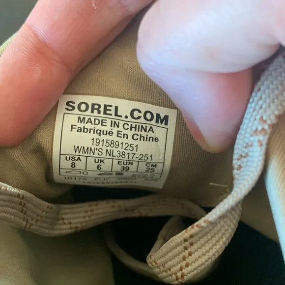NEW SOREL Eve lace up wedge bootie boot 8