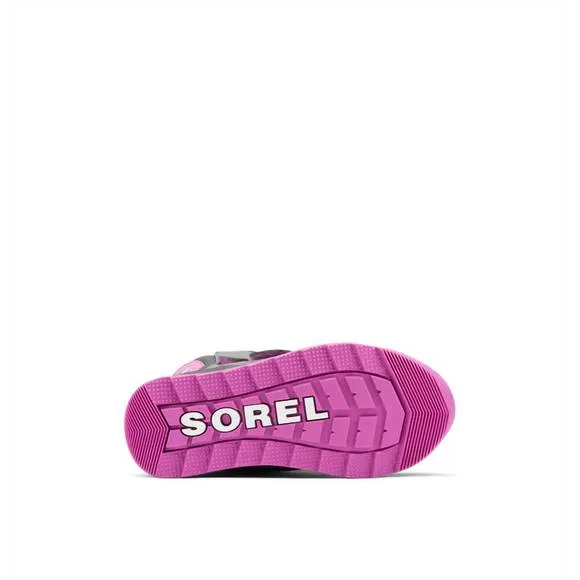 NEW SOREL kid's whitney ii strap boots in quarry