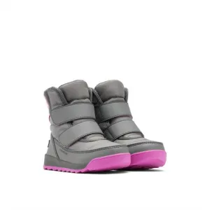 NEW SOREL kid's whitney ii strap boots in quarry