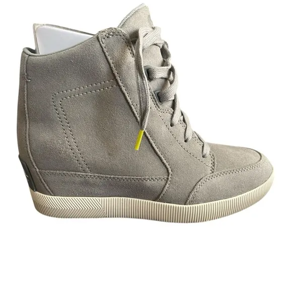 NEW SOREL Women's Out N About Wedge Boot Gray Size 8