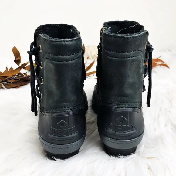 NEW Sperry Saltwater Wedge Spray Duck Boots