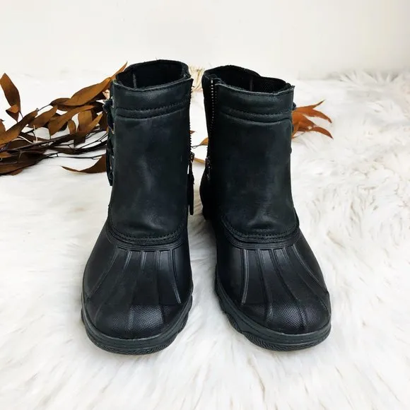 NEW Sperry Saltwater Wedge Spray Duck Boots