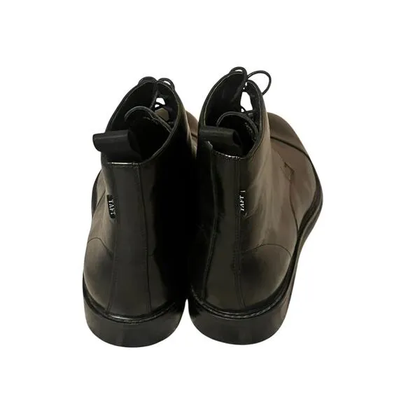NEW Taft 365 Cap Toe Ankle Boots •Men 13• Smooth Black Leather M003 $189