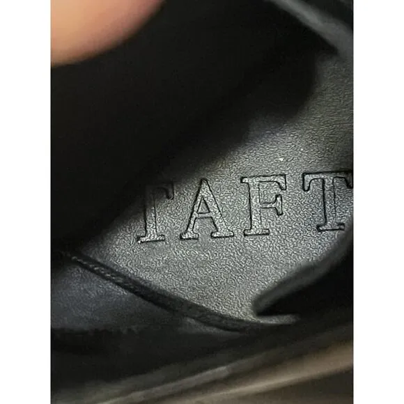 NEW Taft 365 Cap Toe Ankle Boots •Men 13• Smooth Black Leather M003 $189