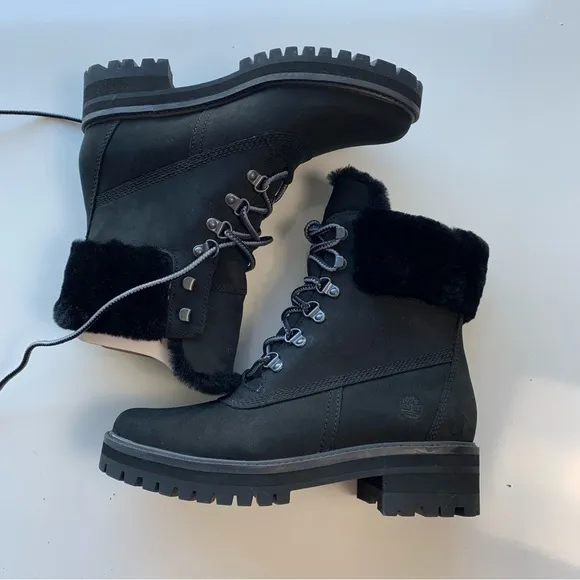 New Timberland Women Courmayeur Valley Shearling Boots‎ Size 8