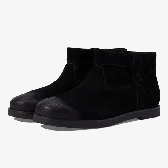 NEW UGG Josefene Cuff suede weatherproof black boots size 8