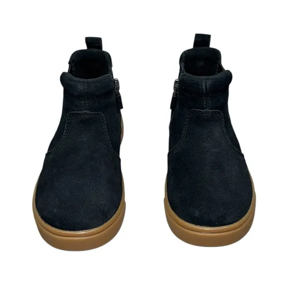 New UGG Suede Zip Boots 12T Black