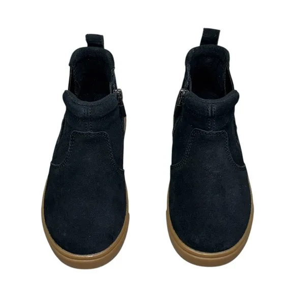 New UGG Suede Zip Boots 12T Black