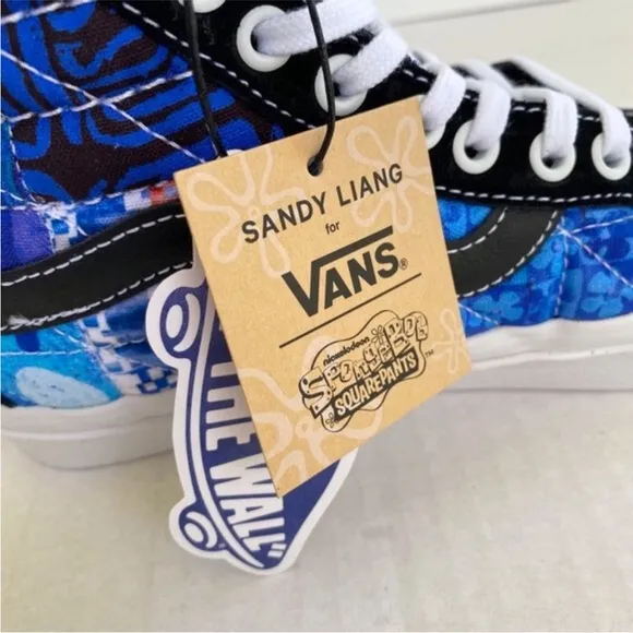 NEW Vans Spongebob Sandy Liang Sk8-Hi 38 DX Shoes Patchwork 7 Women / 5.5 Men