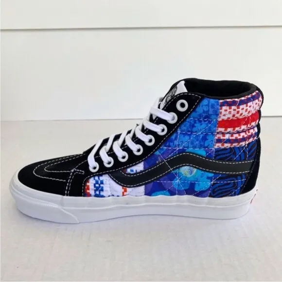 NEW Vans Spongebob Sandy Liang Sk8-Hi 38 DX Shoes Patchwork 7 Women / 5.5 Men