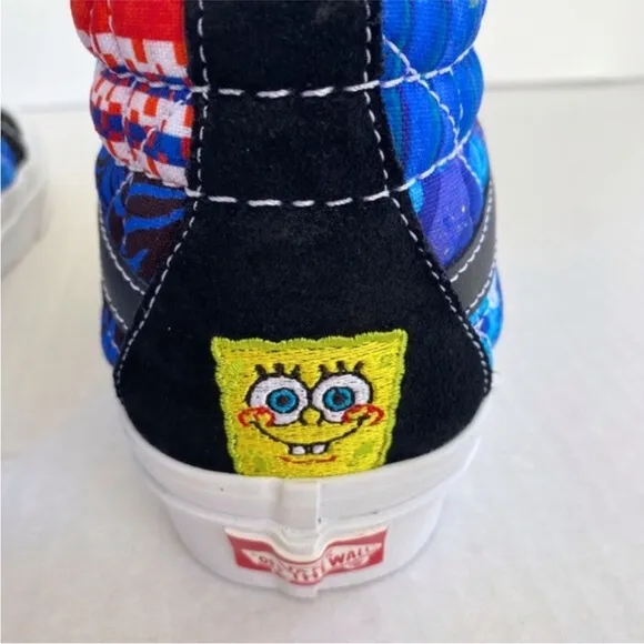 NEW Vans Spongebob Sandy Liang Sk8-Hi 38 DX Shoes Patchwork 7 Women / 5.5 Men