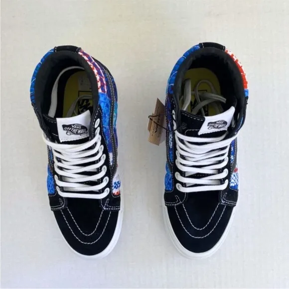 NEW Vans Spongebob Sandy Liang Sk8-Hi 38 DX Shoes Patchwork 7 Women / 5.5 Men