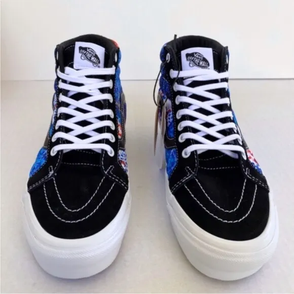 NEW Vans SpongeBob Sandy Liang Sk8-Hi 38 DX Shoes Patchwork 8.5