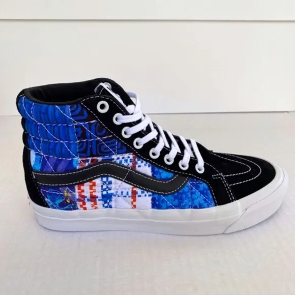 NEW Vans SpongeBob Sandy Liang Sk8-Hi 38 DX Shoes Patchwork 8.5
