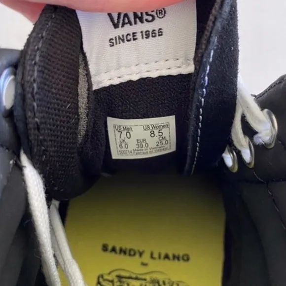 NEW Vans SpongeBob Sandy Liang Sk8-Hi 38 DX Shoes Patchwork 8.5