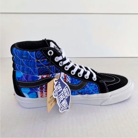NEW Vans SpongeBob Sandy Liang Sk8-Hi 38 DX Shoes Patchwork 8.5