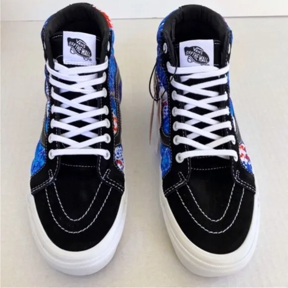 NEW Vans SpongeBob Sandy Liang Sk8-Hi 38 DX Shoes Patchwork 8.5