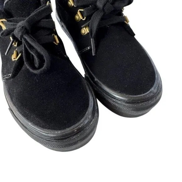 NEW Vans Vault Chukka Sierra LX OG Black Suede Size 8 Women 6.5 Men