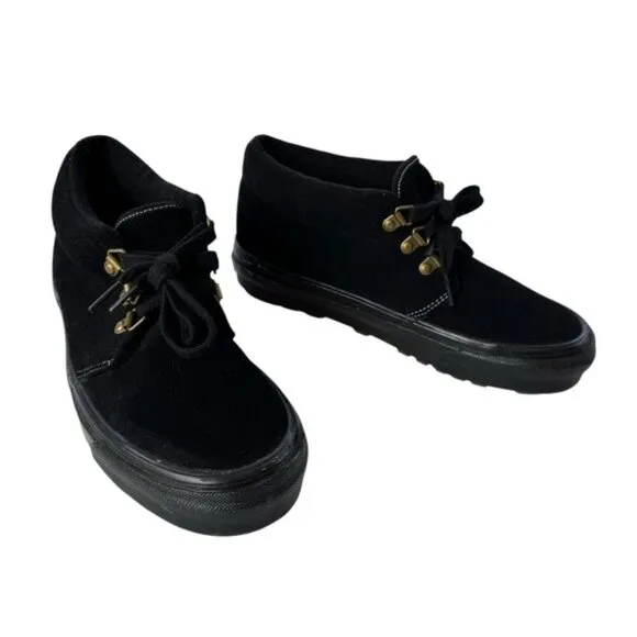 NEW Vans Vault Chukka Sierra LX OG Black Suede Size 8 Women 6.5 Men