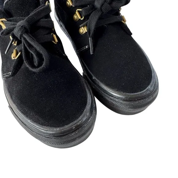 NEW Vans Vault Chukka Sierra LX OG Black Suede Size 8 Women