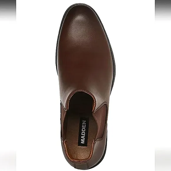 New w/Box Madden Men's Maxxin Ortholite Vegan Leather Pull-On Chelsea Boots