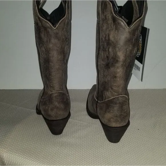 New western Genuine Leather Boots Rockin Country Collection with thags