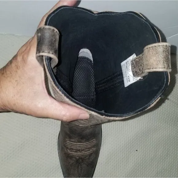 New western Genuine Leather Boots Rockin Country Collection with thags