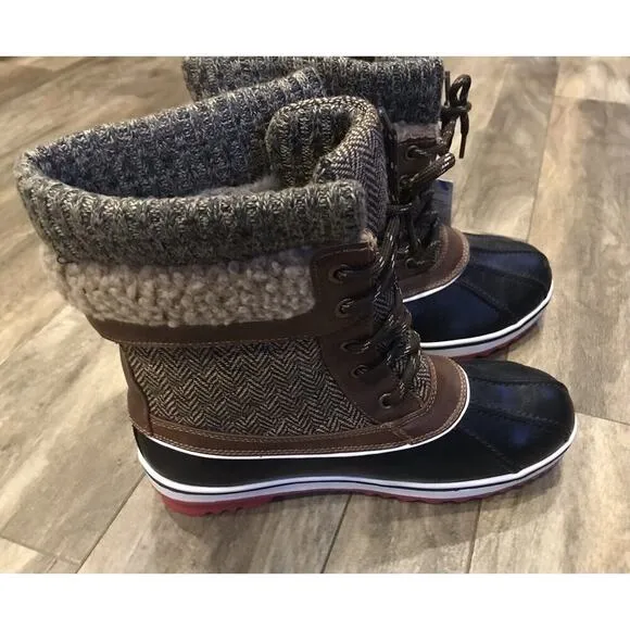NEW Womens 3M Thinsulate Size 7 Insulated Warm Lined Snow/Winter Boots.