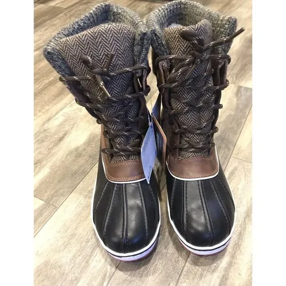 NEW Womens 3M Thinsulate Size 7 Insulated Warm Lined Snow/Winter Boots.