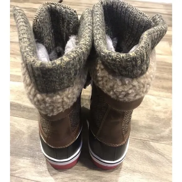 NEW Womens 3M Thinsulate Size 7 Insulated Warm Lined Snow/Winter Boots.
