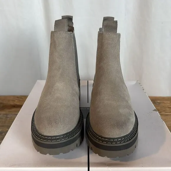 NIB Dolce Vita Moana H2O Charcoal Suede Boots 6.5